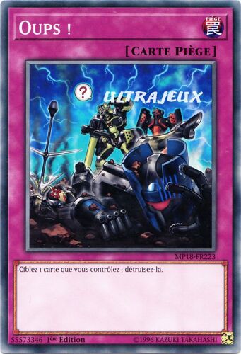 Yu-Gi-Oh! - Mp18-Fr223 - Oups ! - Commune