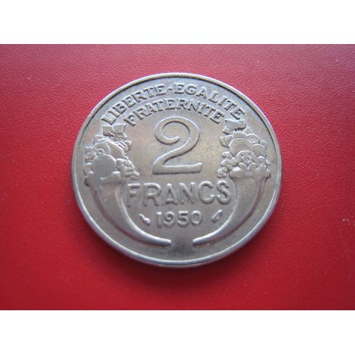 Pièce De Monnaie 2 Francs Alu Morlon France 1950