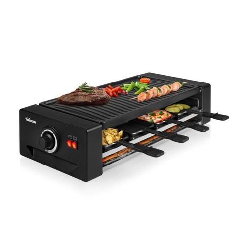 Appareil À Raclette Et À Pizza Pour 8 Tristar Ra-2736 - 8 Personnes - Coupe-Pâte Inclus