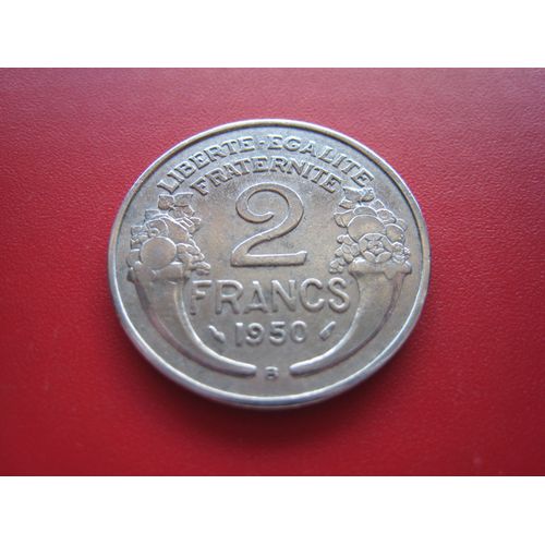 Pièce De Monnaie 2 Francs Alu Morlon France 1950 B