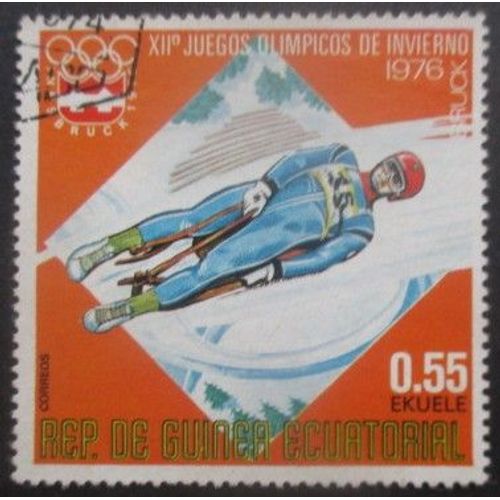 Guinee Equatoriale N°75b Jeux Olympiques D'Innsbruck 1976 Oblitéré