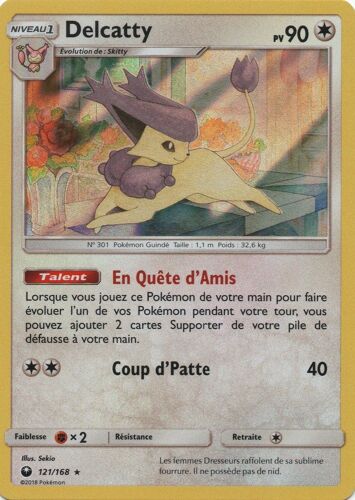 Delcatty 121/168 Rare Tempête Céleste Sl7 Fr