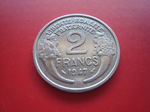 Pièce De Monnaie 2 Francs Alu Morlon France 1947 B