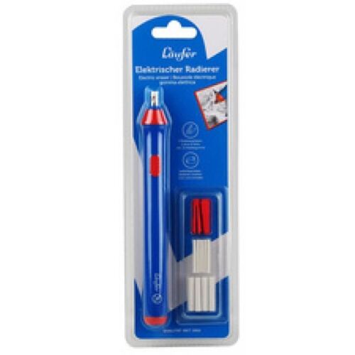 Läufer Gomme Électrique, Avec Embout Échangeable, Bleu 0,000000 Noir