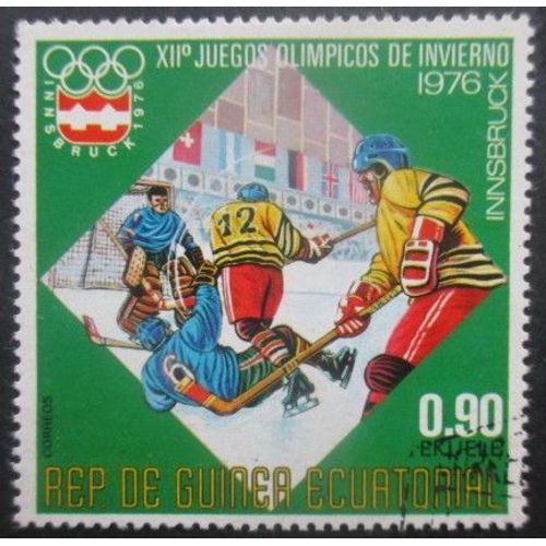 Guinee Equatoriale N°75j Jeux Olympiques D'Innsbruck 1976 Oblitéré