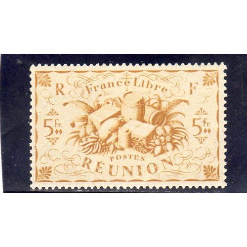 Timbre-Poste De La Réunion (Série De Londres)