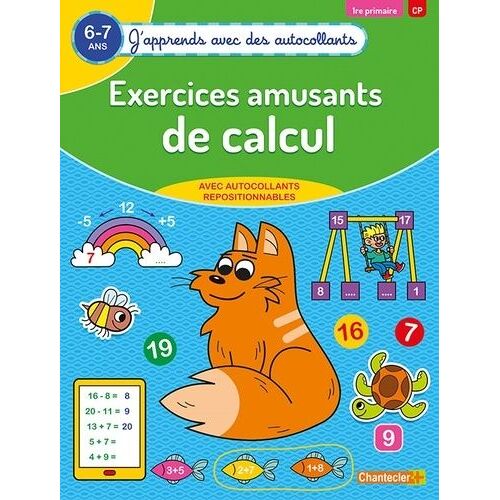 Exercices Amusants De Calcul 1re Primaire Cp 6-7 Ans