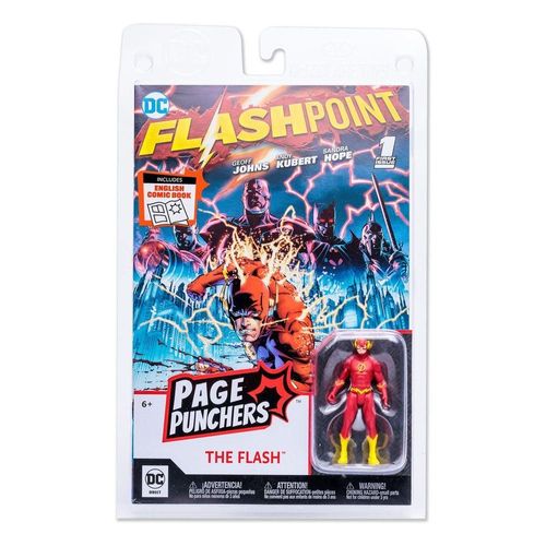 Dc - The Flash - Figurine Page Punchers 8cm Et Comic "Flashpoint" (Uk