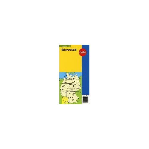 Falk Regionalkarte 14. Schwarzwald. 1 : 150 000