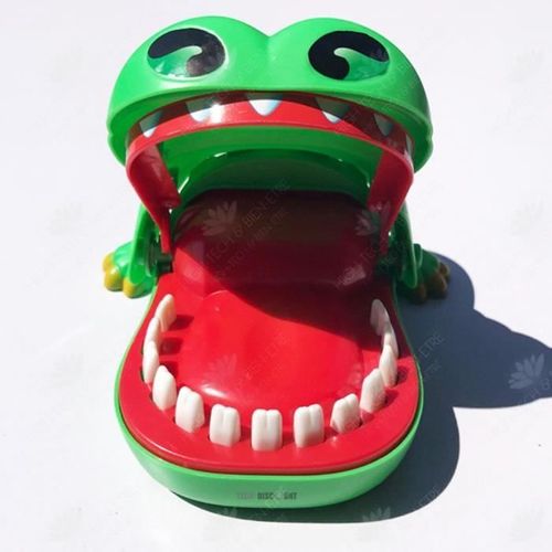 Htbe® Sécurité De L'environnement Enfants Mordre La Main Crocodile Jouets Délicats Jouets Pour Enfants Jeux Jouets En Plastique Croc
