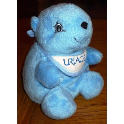 Peluche Marmotte Bleue Uriage - 15x10cm Environ ,Normes C.E