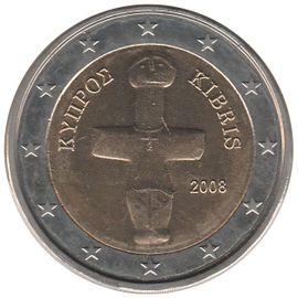2 Chypre 2008 (Pièce Nationale)