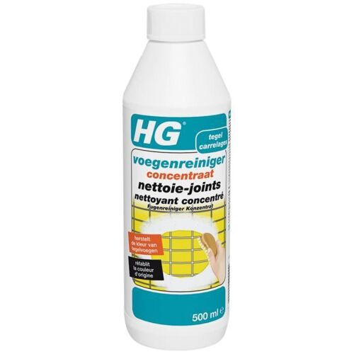 HG Nettoie-joints concentré, Nettoyant pour carreaux et joints, Liquide (concentré), Bouteille, 500 ml