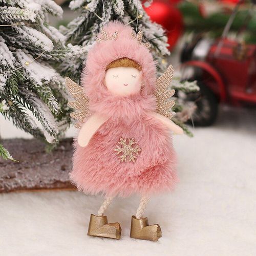 Poupée En Peluche Ange Fille, Décorations De Noël Artisanales Faites À La Main, Pendentif Pour Arbre De Noël Suspendu, Ornements Pour Nouvel An 2022, Jouet Cadeau