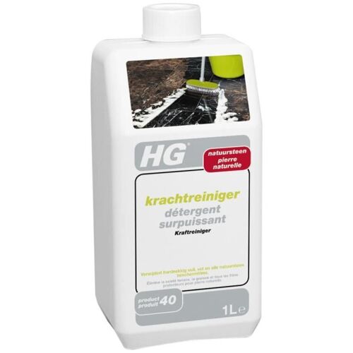 HG Pierre naturelle détergent surpuissant, Liquide (concentré), 1 L, Carrelage en céramique, Boîte hermétique