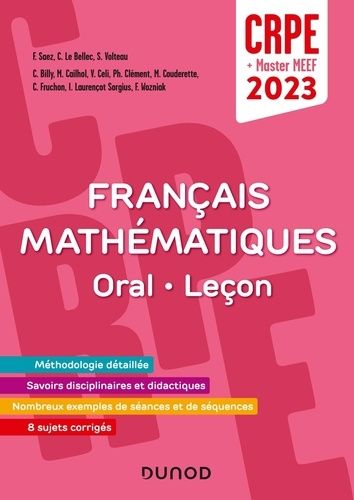 Français Et Mathématiques Crpe