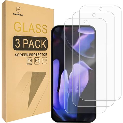 CAUC-Verre Trempé compatible avec Google Pixel 9A [Lot de 3] Film Protecteur d'écran Vitre Protecteur 9H Dureté