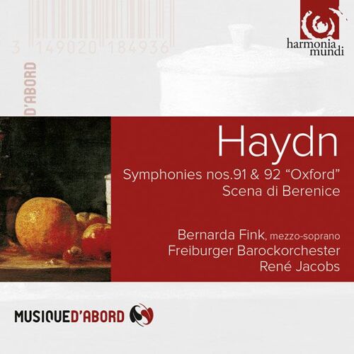 Haydn Symphonies Nos 91 & 92 Oxford Scena Di Berenice
