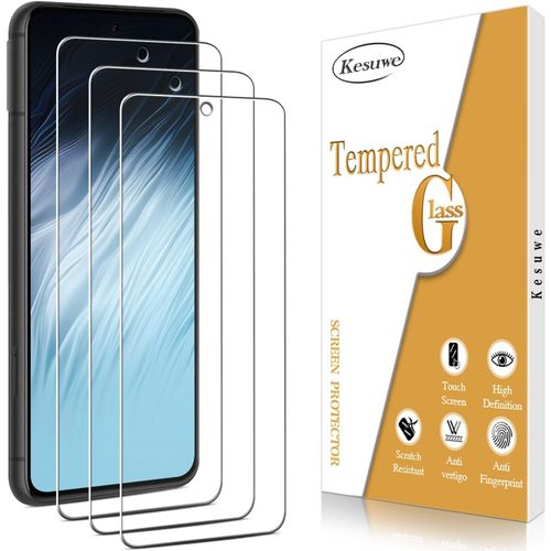 CAUC-[3 Pièces] Verre Trempé pour Google Pixel 8a, Anti Rayures Film Protection écran, Dureté 9H, Haut Définition, sans Bulles, Installation Facile