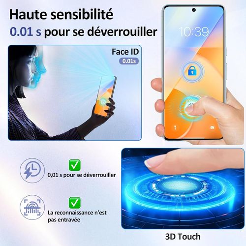 Aefj-2+2 Pièce Verre Trempé Pour Google Pixel 9 Vitre Protection Film, Sans Bulle 9h Résistante Aux Rayures Protection Écran + Caméra Protecteur, 0,33mm Hd Haute Sensibilité Protection D'écran Pour P