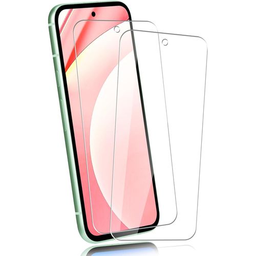 CAUC-2 Pièce Verre trempé pour Google Pixel 8a Vitre Protection Film, Sans Bulle Dureté 9H résistante aux rayures protection écran, 0,33mm HD Ultra Haute Sensibilité Protection D'écran Pixel 8a
