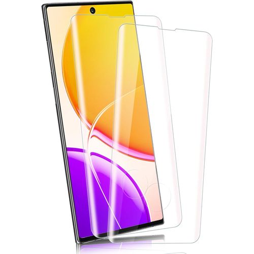 CAUC-2 Pièce Verre trempé pour Samsung Galaxy Note 10 Plus Vitre Protection Film, Sans Bulle 9H résistante aux rayures protection écran, 0,33mm HD Ultra Haute Sensibilité Protection D'écran pour Note