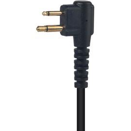 Oreillette Discrete à Tube Acoustique pour Talkie-Walkie,Casque avec Micro PTT,Compatible avec Motorola 2 Broches,pour CP040,DP1400,GP68,GP88,GP300,avec 5 Bouchons d'Oreille de Rechange