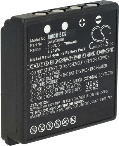 Batterie Compatible avec HBC Technos,Remote Control Crane Truck Driving opérateur télécommande Industrielle (700mAh,6V,NiMH)(Q652)