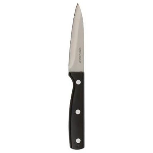Couteau D'office "Dice" Inox 19cm Noir