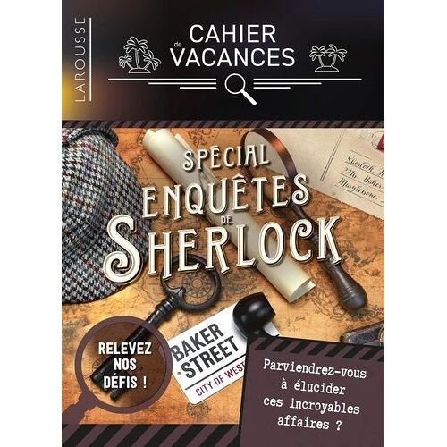 Cahier De Vacances Spécial Enquêtes De Sherlock