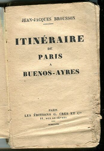 Itineraire De Paris A Buenos Ayres