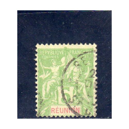 Timbre-Poste De La Réunion (Type « Groupe Allégorique »)