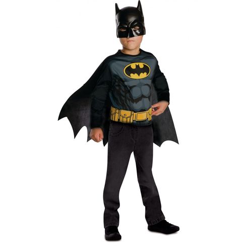 Rubie's Top & Masque Batman Noir & Jaune Tu