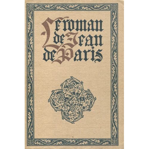 Le Roman De Jean De Paris