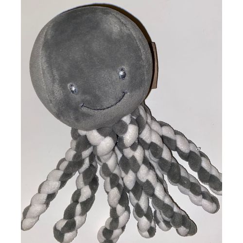 Doudou Pieuvre Nattou Gris Peluche Poulpe Jouet Bebe Naissance Enfant Aubert