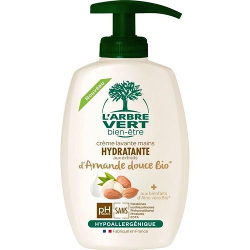 L'arbre Vert Bien-Etre Creme Lavant Mains Amande Bio 300 Ml 