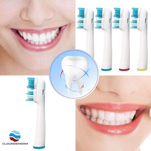Tête de brosse à dents 8 PCS remplacement DUAL CLEAN Têtes Oral-B SB-417A électrique