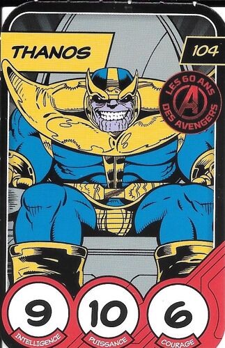 Carte Leclerc Marvel 2023 Défie Tes Héros 104