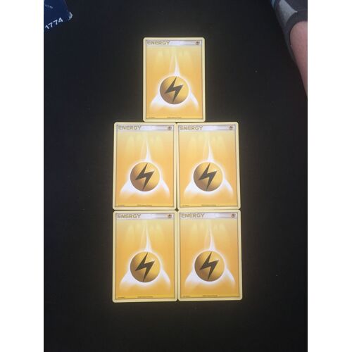 5 Cartes Energie Electrique (Pokemon)