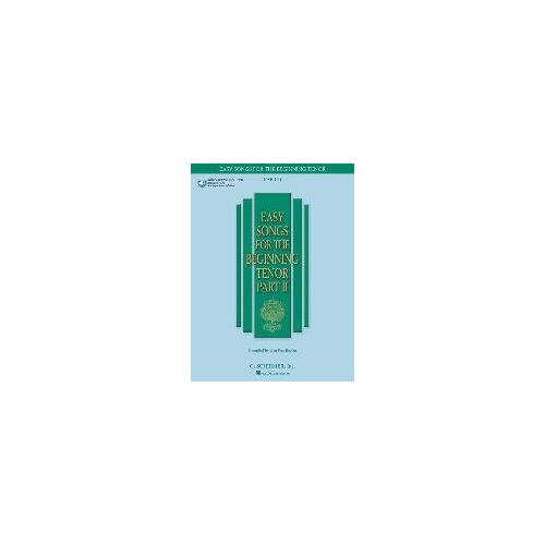 Easy Songs For The Beginning Tenor - Part Ii - Book/Online Audio