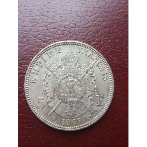 5 Francs Napoleon Iii    1867 Bb