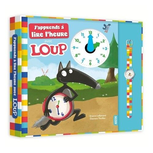 J'apprends À Lire L'heure Avec Loup - Avec Une Montre