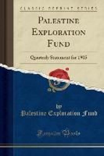 Fund, P: Palestine Exploration Fund