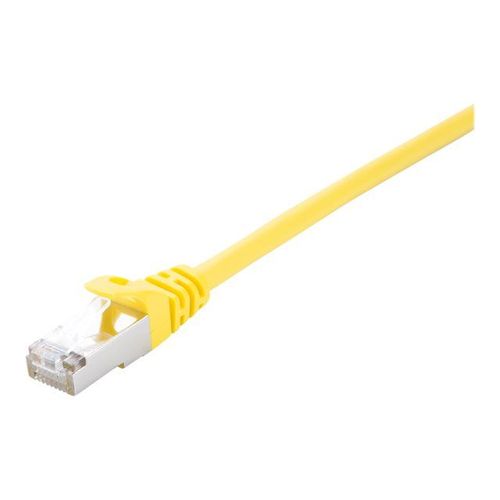 V7 - Cordon de raccordement - RJ-45 (M) pour RJ-45 (M) - 2 m - STP - CAT 6 - moulé, sans crochet - jaune