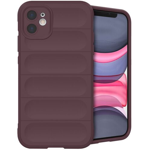 imoshion EasyGrip Backcover iPhone 11 Aubergine