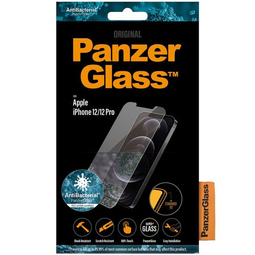 Panzerglass Protection D'ã©Cran En Verre Trempã© Anti-Bactã©Ries Iphone 12 (Pro)