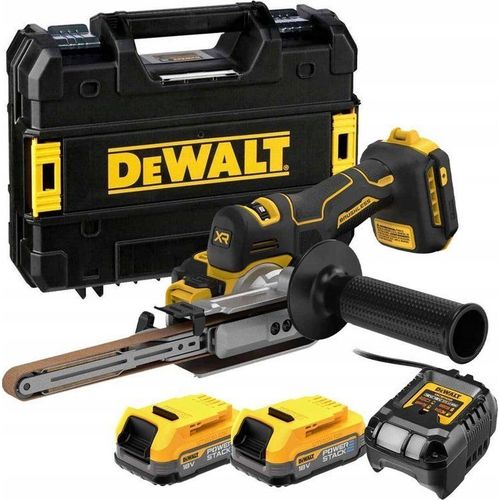Ponceuse à bande - DEWALT - DCM200E2T - Sans fil - Batterie - Vitesse variable