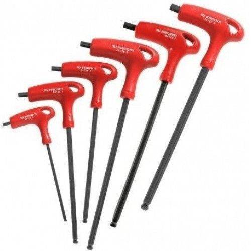 Jeu de 6 clés à poignées en T 6pans - 84TZS.PB FACOM