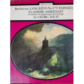 Vinyle Beethoven Concerto Pour Piano N° 5 L'empereur Vladimir Ashkenazy Orchestre Symphonique De Chicago Georg Solti.