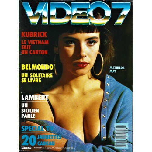 Video 7 072 N° 72 1987 Mathilda May Kubrick Belmondo Lambert + Cahier Erotic